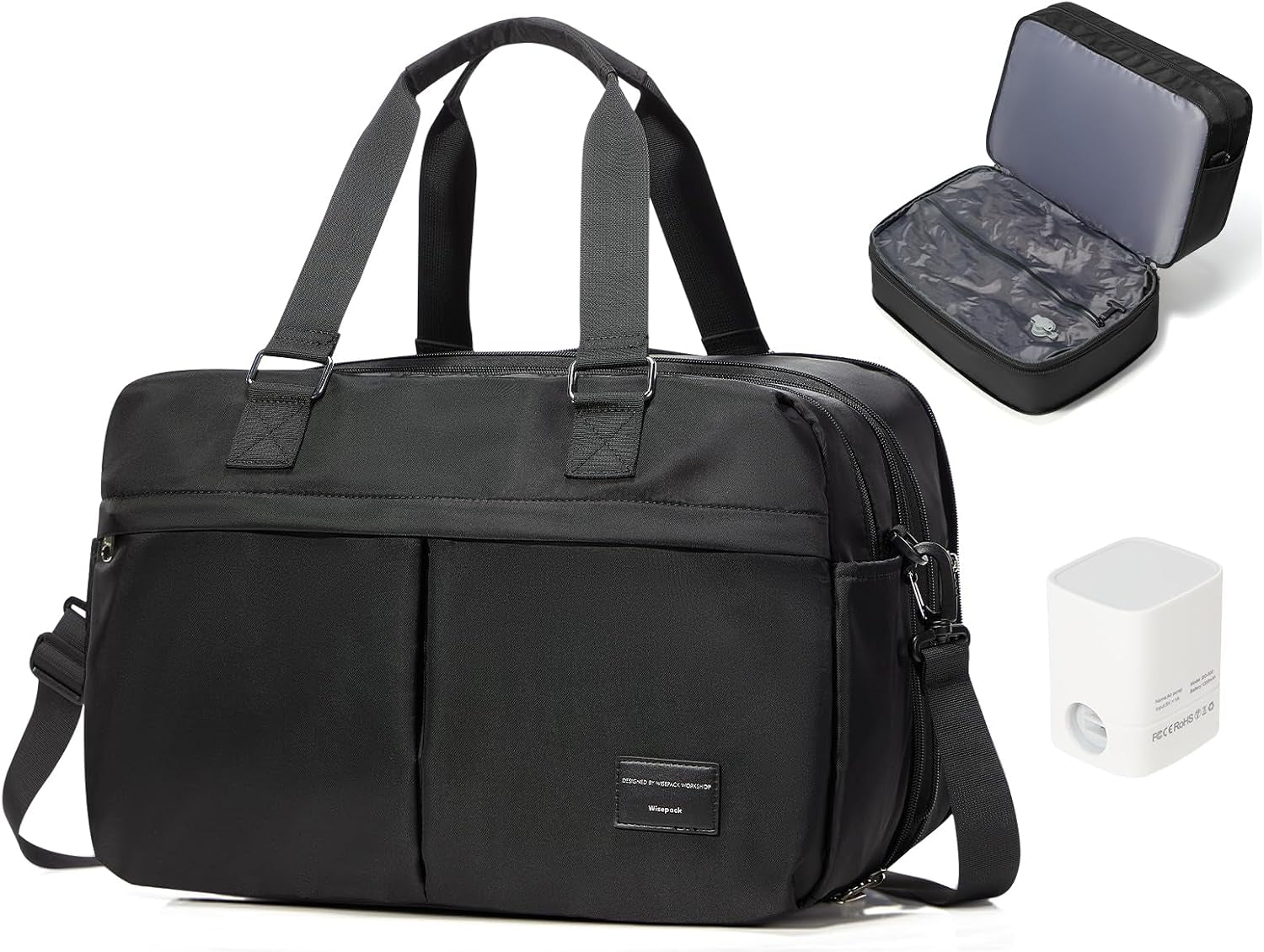 The AeroDuffel 24L – Air-Compress Personal Item (Includes Electric Pump)